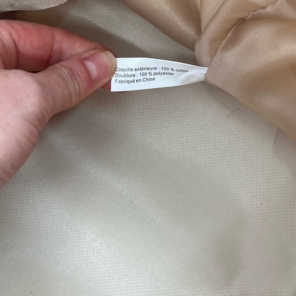 Beis The Weekender Beige Canvas Tote Bag Overnight Zipper Travel - Picture 12 of 12